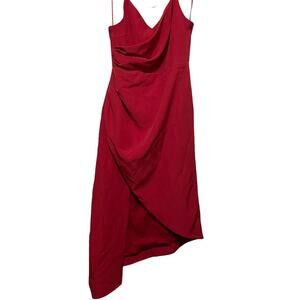 NWT Red Keepsake Spaghetti Strap Layered Dress